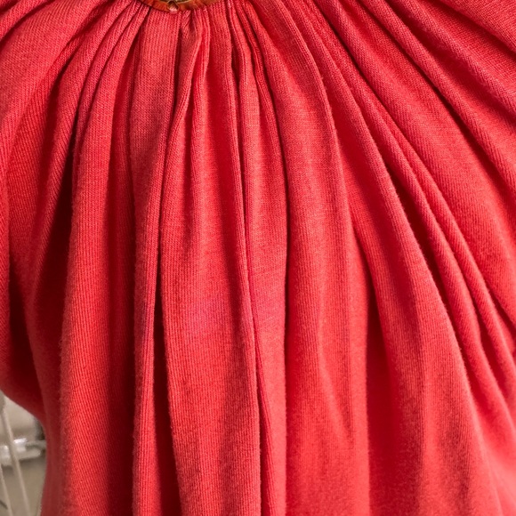 Sky Top Snake embellishment Orange sleeveless top Small - Picture 2 of 8